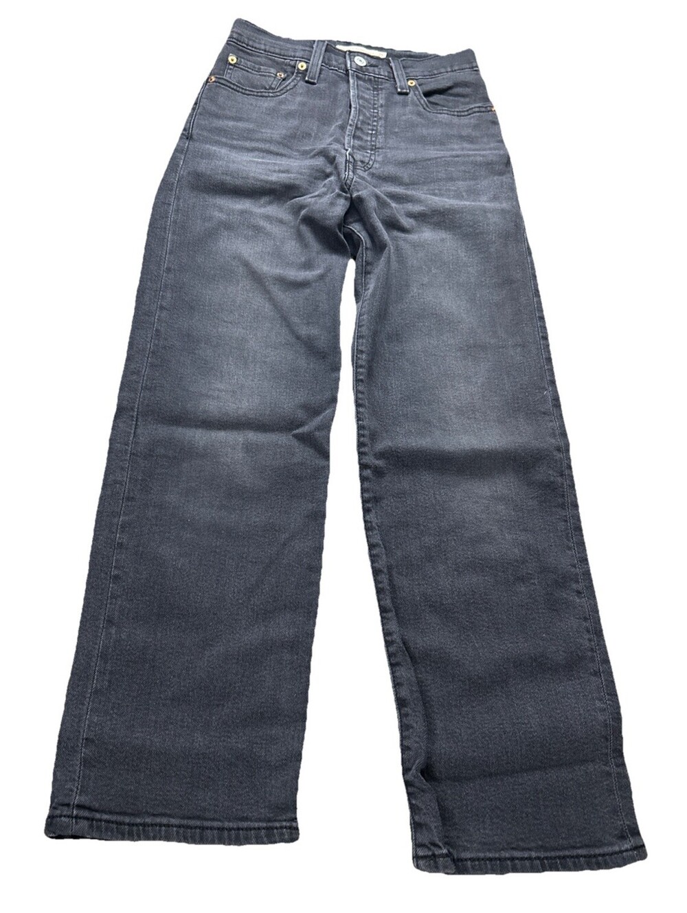levis ribcage straight ankle Jeans Women’s Black 25 25x26